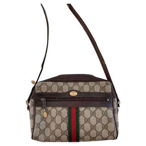 gucci vintage sherry line shoulder bag|authentic vintage Gucci backpack.